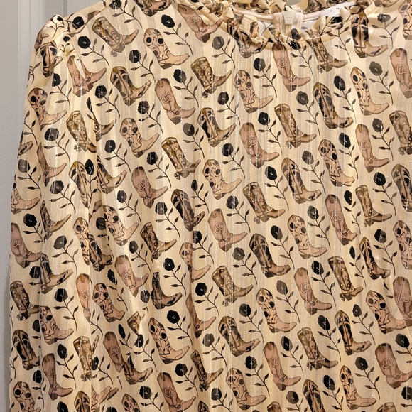 Sandro Cowboy Boot Midi Dress - Picture 3 of 11